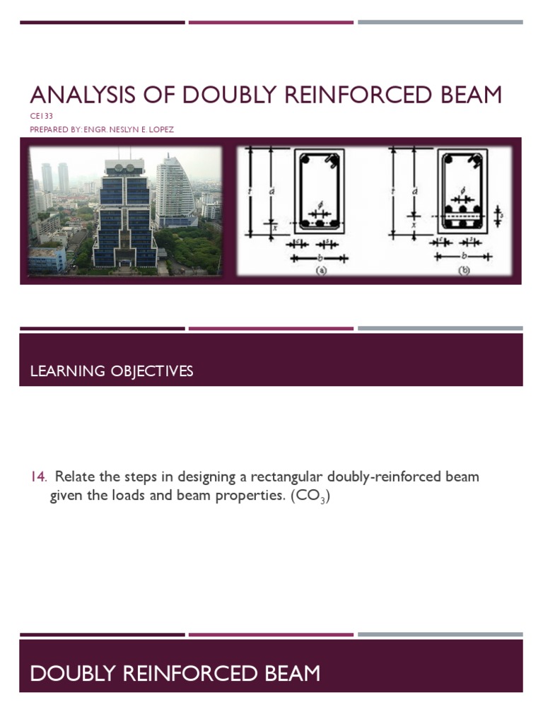 8 - Analysis of Doubly Reinforced Beam | PDF | Beam (Structure ...