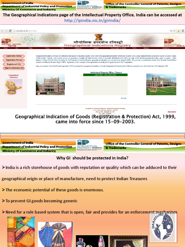 Geographical Indications Registration PDF | PDF | Business