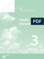 2010 Saskatchewan Curriculum Health Education