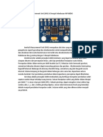 Sensor IMU dan Kompas