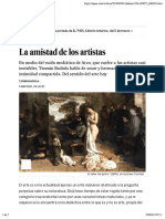 La Amistad de Los Artistas - Babelia - EL PAÍS