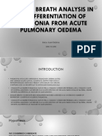 Differentiating Pneumonia and Pulmonary Edema with Exhaled Breath Analysis