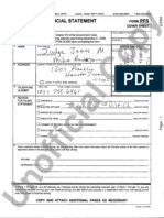James Anderson Personal Financial Statement 2009