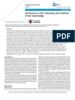 Passive Smoking Interference With Wheezing and Asthma: Short Review of Current Knowledge