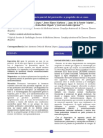 Pericarditis aguda y agenesia parcial del pericardio