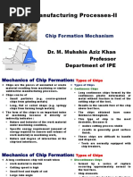 IPE 341 Chip Formation Mechanism
