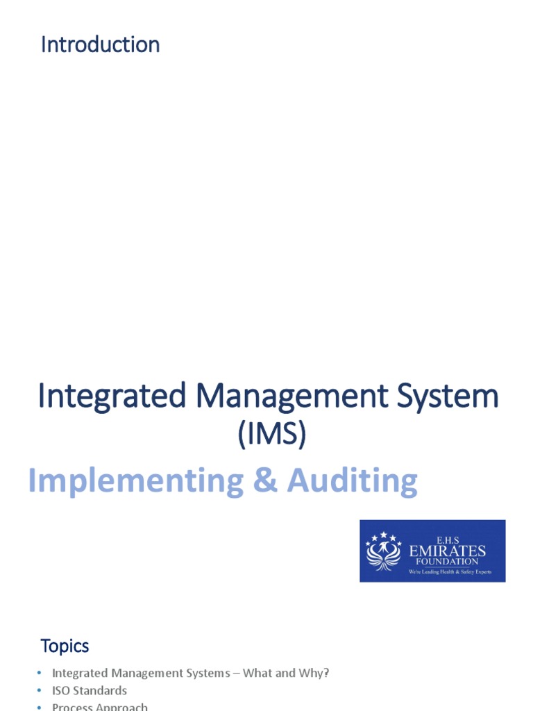 Integrated Management Systems Guide | PDF | Audit | Risk Management