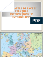 Tratatele de Pace Si Relatiile Internationale Interbelice