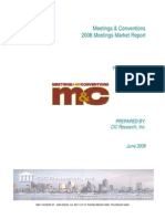 Meetings & Conventions 2008 Meetings Market Report: Prepared For