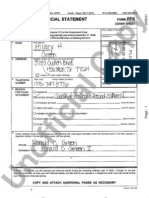 Hilary Green Personal Financial Statement 2009