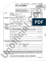 Dale Gorczynski Personal Financial Statement 2009