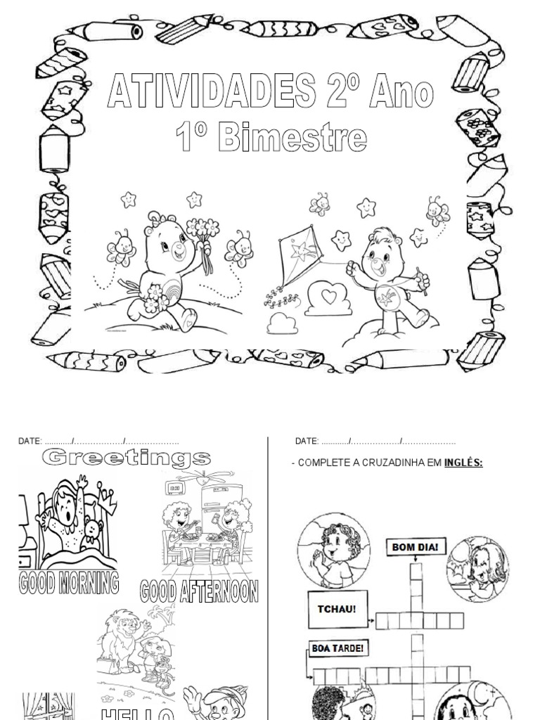 Atividades de Ingles 2 Ano PDF | PDF