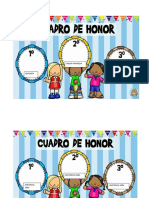 Cuadro de Honor