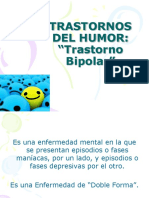 Trastornos Del Humor: "Trastorno Bipolar"