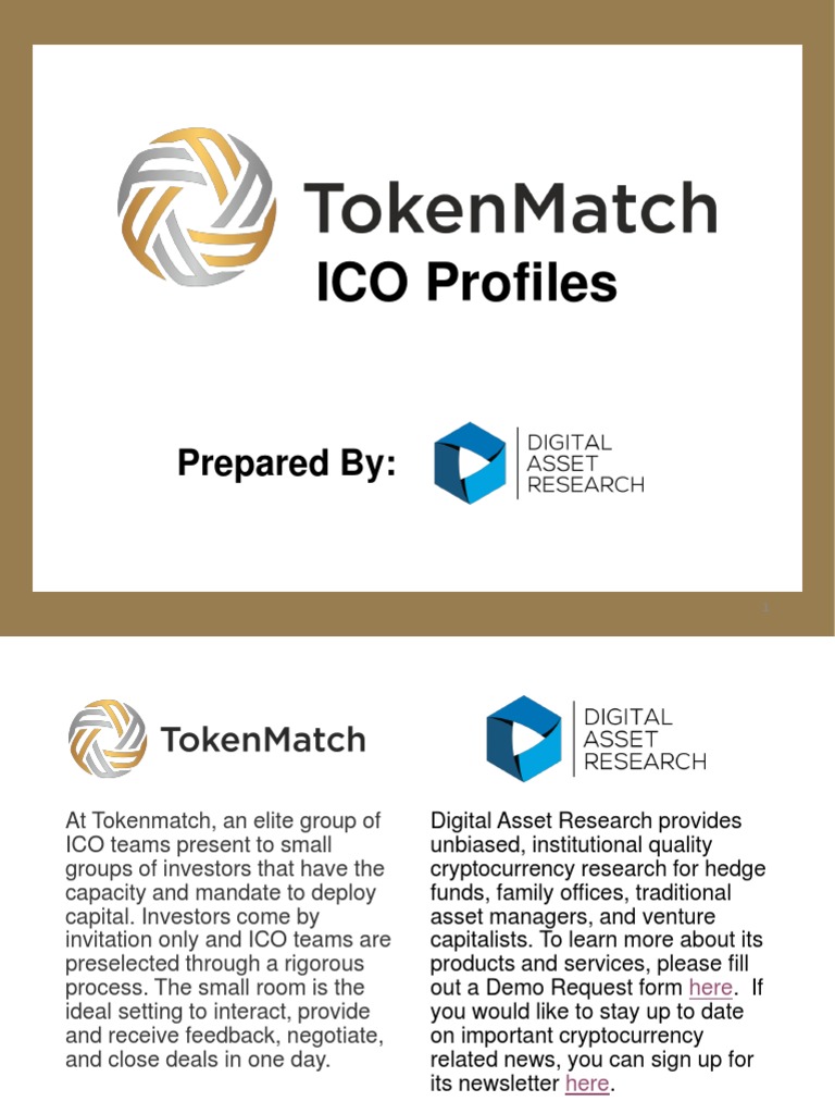 Token Match ICO Profiles | PDF | Computer Security | Security