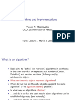 MOschovakis Algorithms