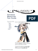 Amnesia - Memories Fan Guide