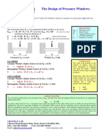 Design of Pressure Windows PDF
