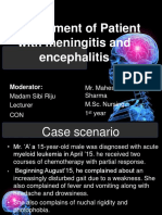 Management of patients with meningitis and encephalitis