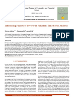 Jurnal 2. Influencing Factors of Poverty in Pakistan Time Series Analysis