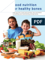 Good Nutrition of Healthy Bones