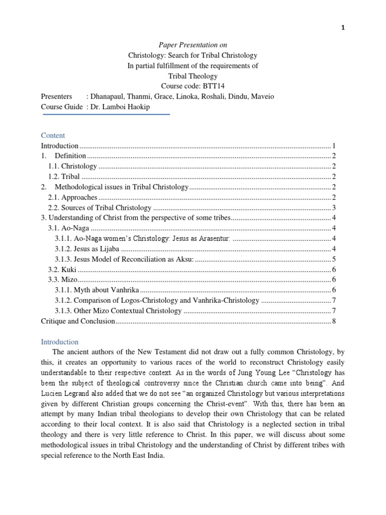 Second Row Christology Pdf Christology Jesus
