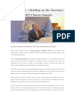 BriefingOnThe Secretary-General's2019 PressRelease