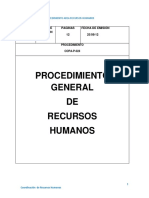 RH-P-024 Procedimiento General de Recursos Humanos