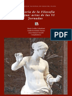 Historia de La Filosofía Antigua Actas de Las VI Jornadas PDF