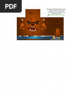 Lobisomem - Monstros - CUBINHO KIDS 