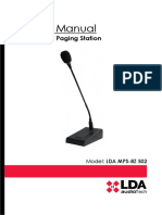 LDA MPS Series - User's Manual PDF