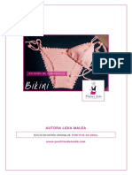 Puntitos de Moda Patron Bikini Ganchillo