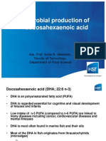 Microbial Production of Docosahexaenoic Acid
