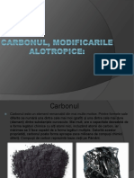 Carbonul Modificarile Alotropice