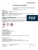 Injector Cleaner, Gas Treatment: Safety Data Sheet