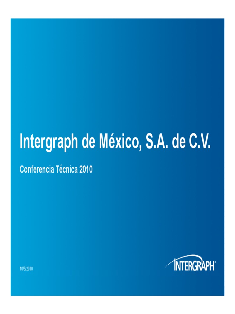 Innovaciones de Intergraph en Ingeniería | PDF | Ingeniería | Diseño