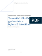 Tanulói Értékelés Gyakorlata A Fejlesztőiskolában Aknai Dóra Orsolya PDF