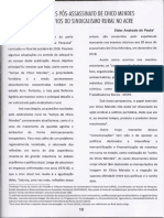 Trinta Anos Pós-Assassinato de Chico Mendes E Os Desafios Do Sindicalismo Rural No Acre