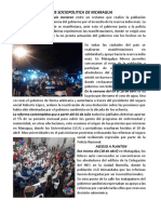 Crisis Sociopolitica de Nicaragua