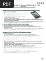 Ideias Para Usar o Telemóvel Em Sala de Aula