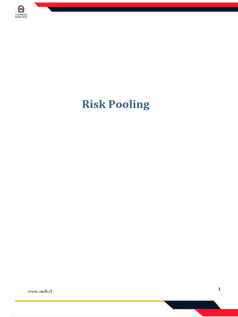 Concepto de Risk Pooling en Logística | PDF | Inventario | Logística