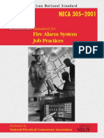 NECA 305 - 2001 - Standard For Fire Alarm System Job Practice PDF