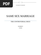 Essay Same Sex Marriage