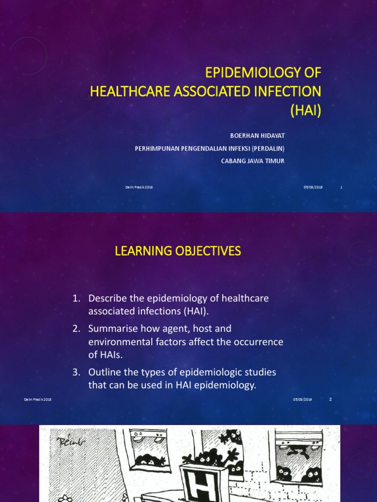 Epidemiology of Healthcare Associated Infection (HAI) | PDF ...