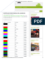Kumpulan Kode Warna XML Android Herbal Pasutri