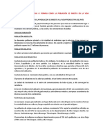 Análisis de Las Maneras o Formas Como La Población Se Inserta en La Vida Productiva