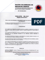 Resolución 589 de Agosto 30 Del 2017 de Fedeaereos