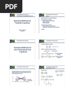 Numerical Methods For! Parabolic Equations!: B X A T X F T F