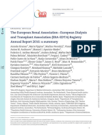 The European Renal Association - European Dialysis and Transplant Association (ERA-EDTA) Registry Annual Report 2016: A Summary