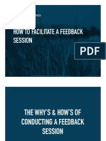 How To Facilitate A Feedback Session - NGHA 19